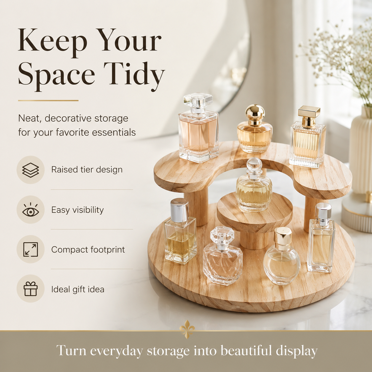 Wooden Perfume
Display Stand