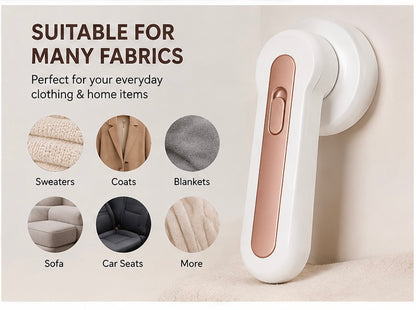 Portable Rechargeable Lint
Remover with Cleaning Brush