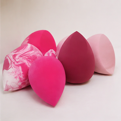 4pcs Light-Colored Soft Makeup Sponge Set