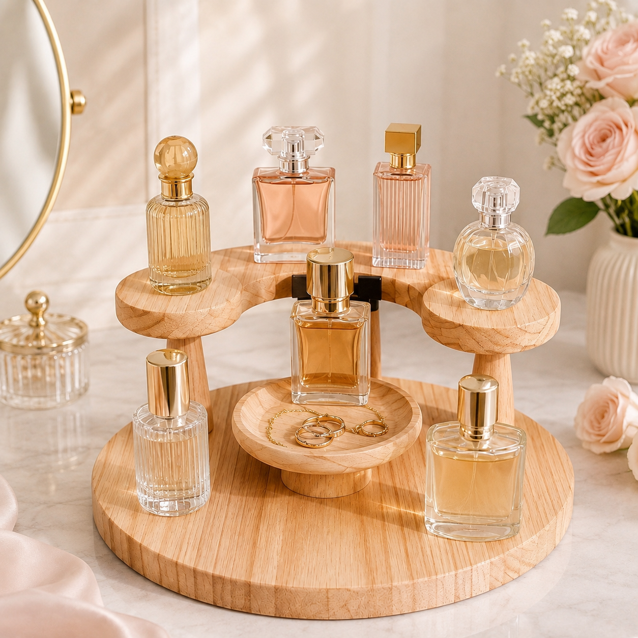 Wooden Perfume
Display Stand